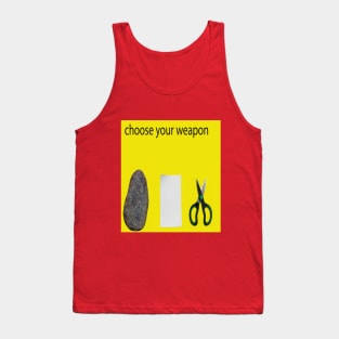 Rock, Paper, or Scissors Tank Top